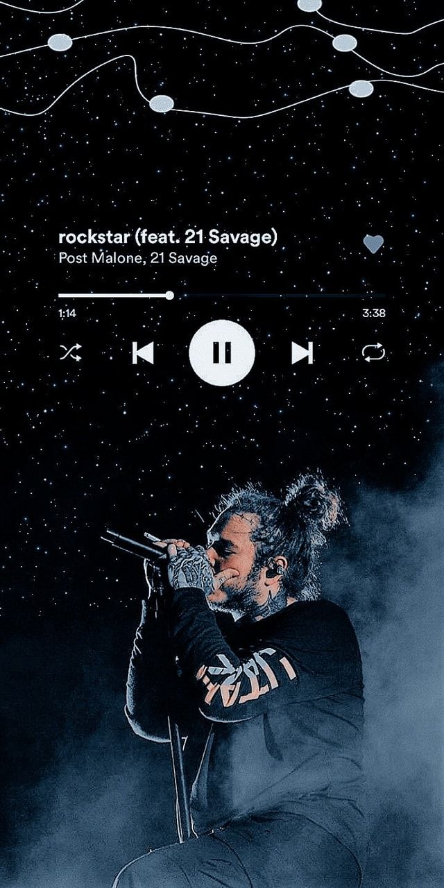 640x1280  Post Malone Rockstar Обои - Обои Пещера