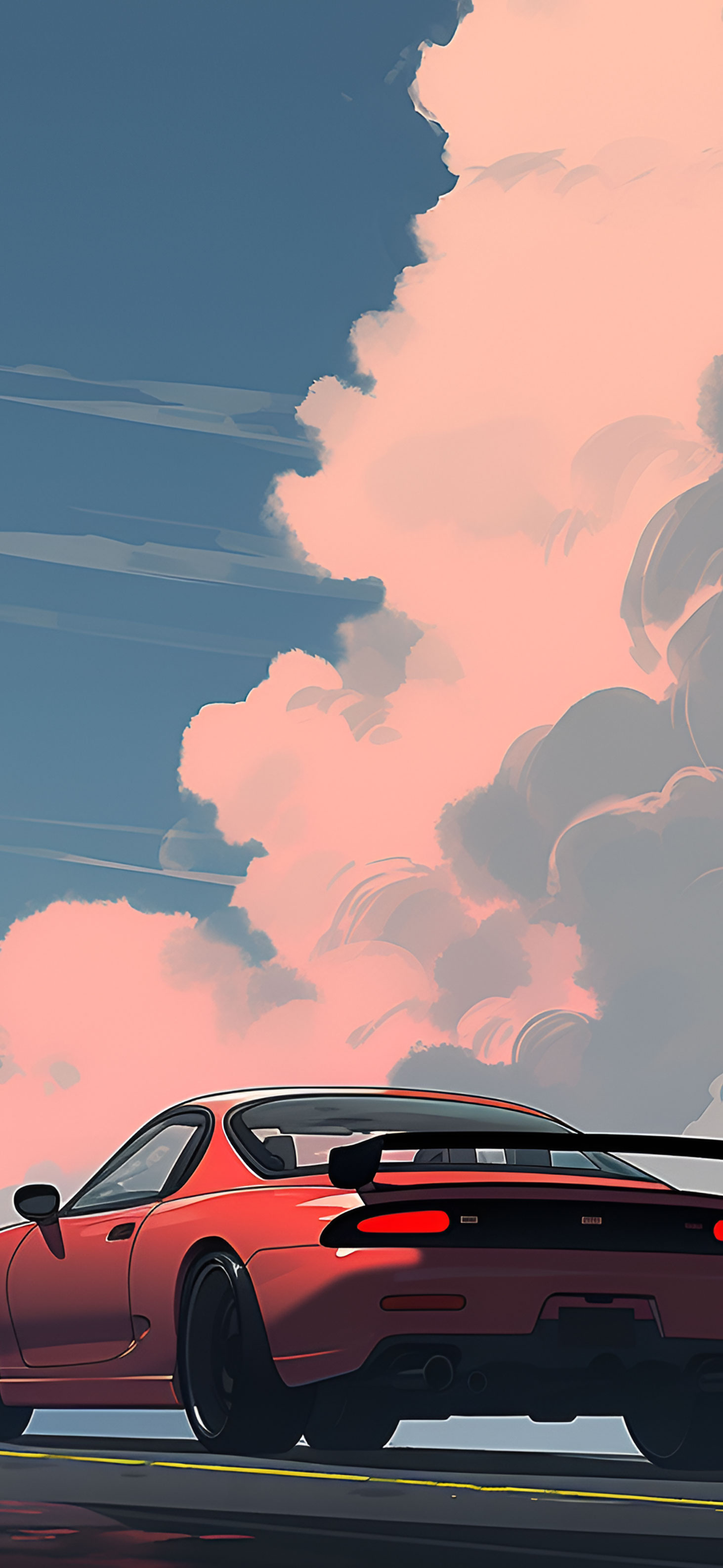 1463x3171  JDM Mazda RX7 Обои — Потрясающие, JDM Фиолетовый, HD обои для телефона | Пикпикселей