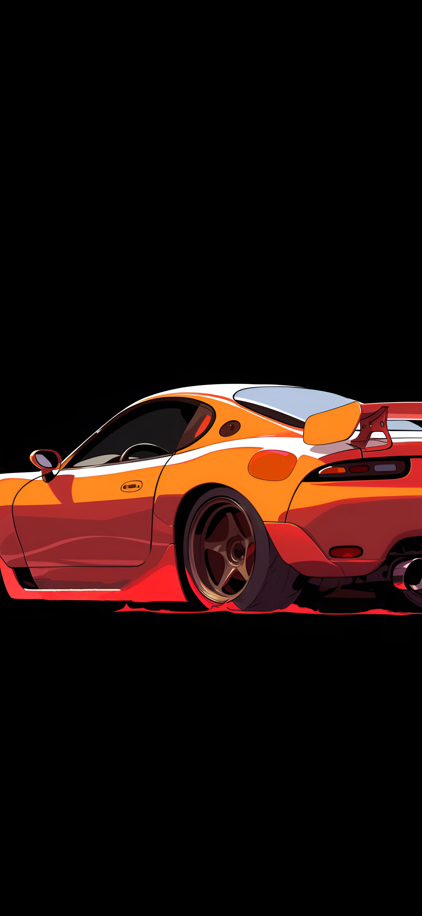 1463x3171  JDM RX7 Обои — Пещера обоев