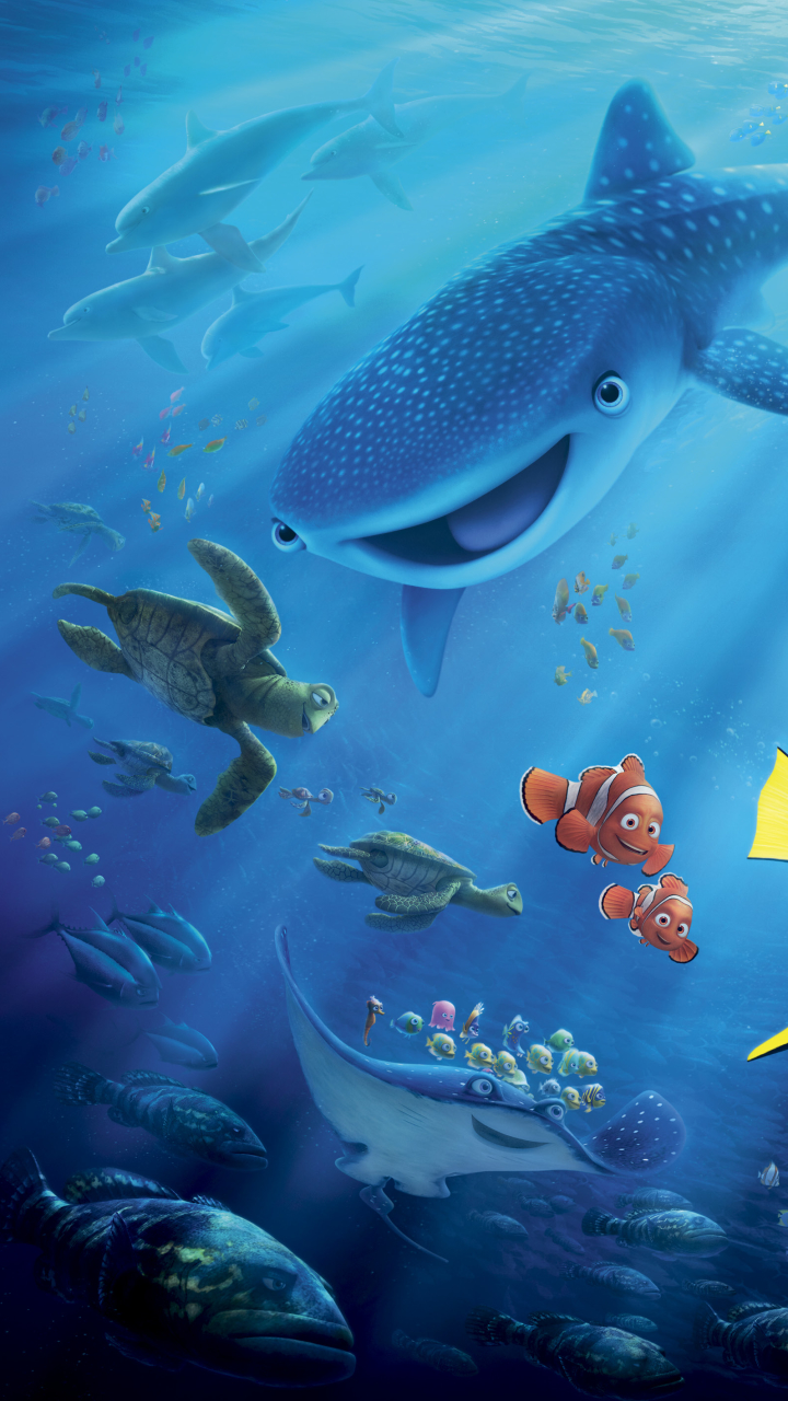 720x1280  Nemo From Finding Dory Wallpaper | 33 волшебных обоев Disney для вашего телефона | POPSUGAR Tech Photo 29 