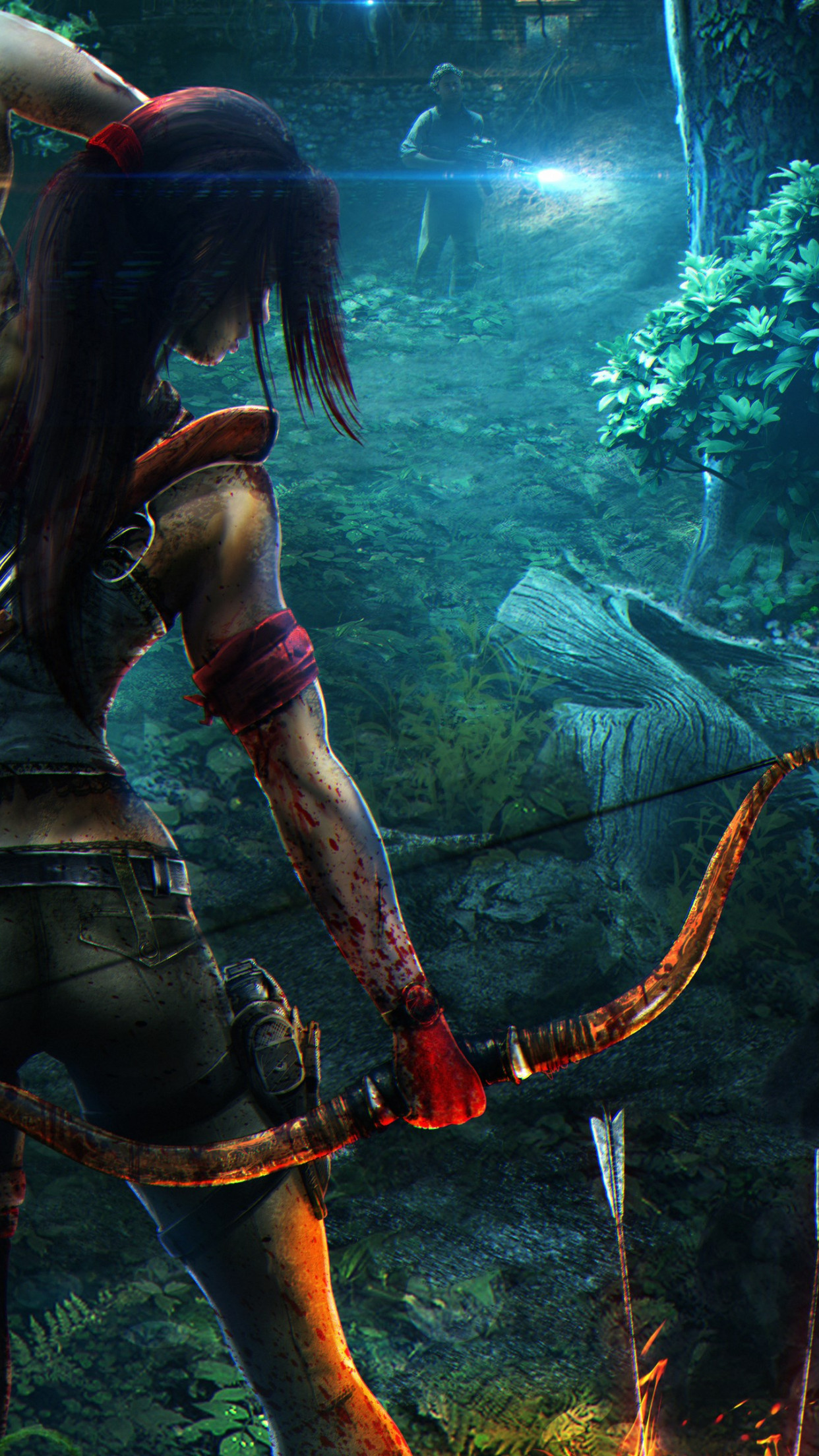 1242x2208  Обои для рабочего стола: Фан-арт Tomb Raider Reborn 1242x2208