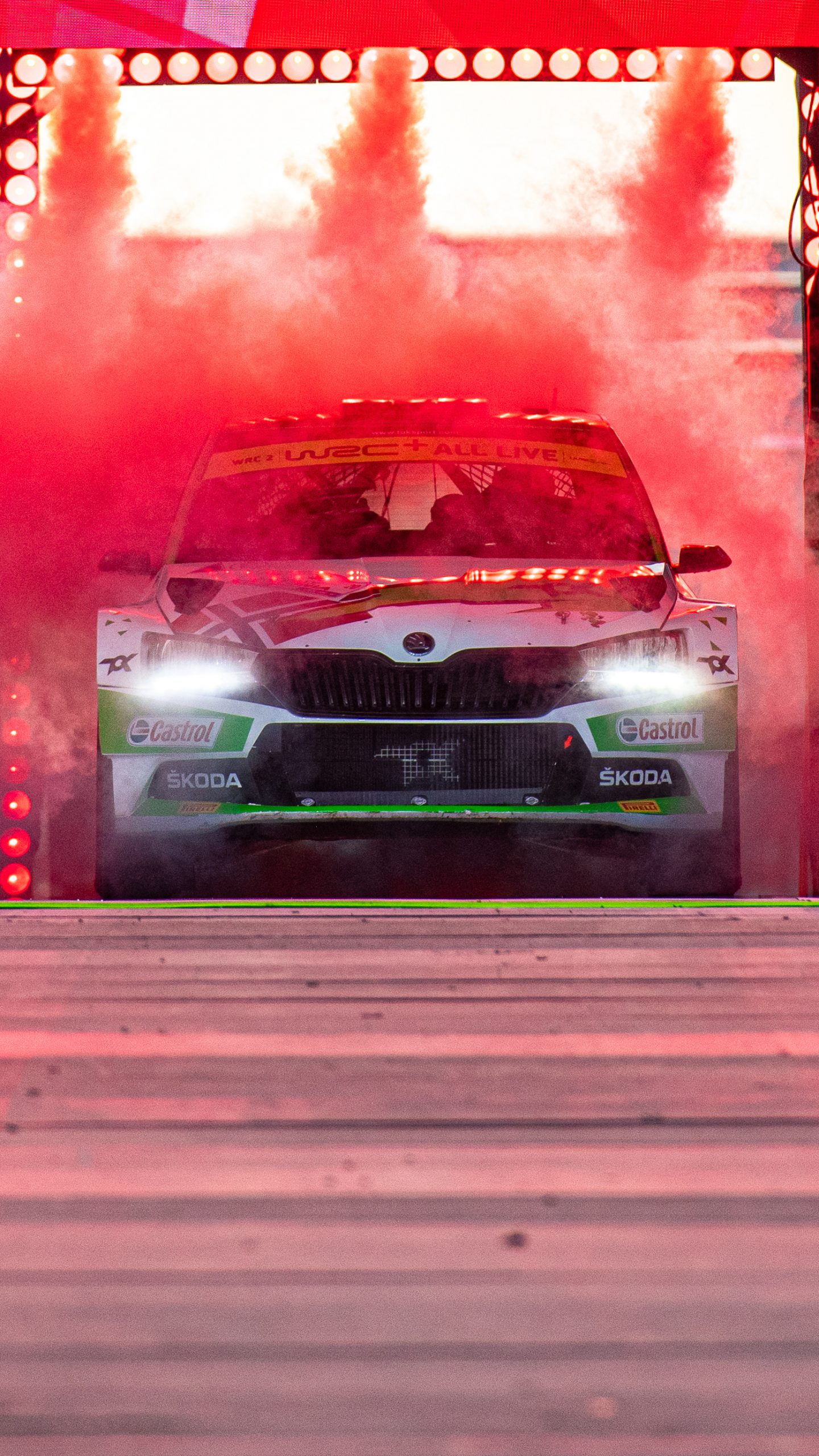 1440x2560  Скачать обои Ралли Эстонии на телефон - Škoda Motorsport
