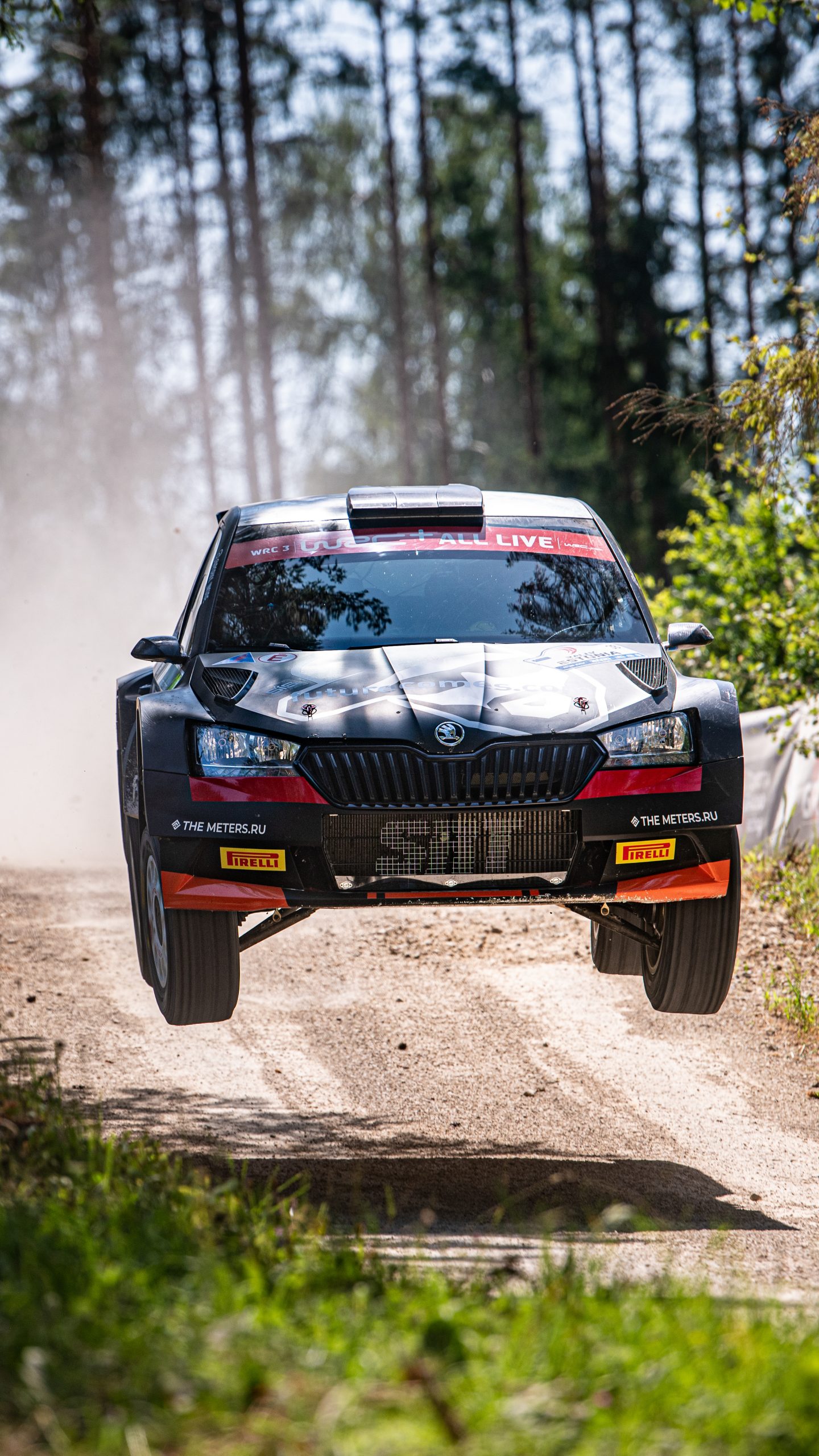 1440x2560  Скачать обои Ралли Эстонии на телефон - Škoda Motorsport