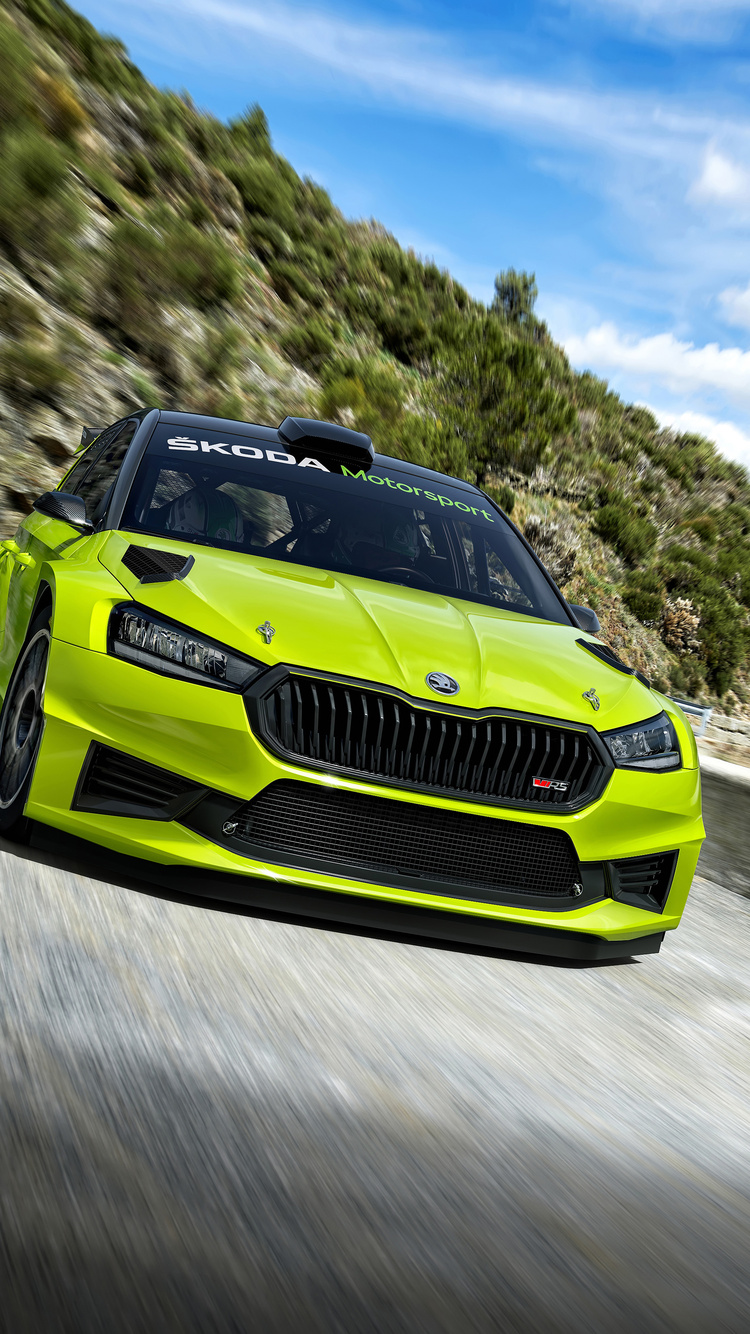 750x1334  750x1334 Skoda Fabia RS Rally Edition 5k iPhone 6, iPhone 6S, iPhone 7 HD 4k Обои, изображения, фоны, фото и картинки