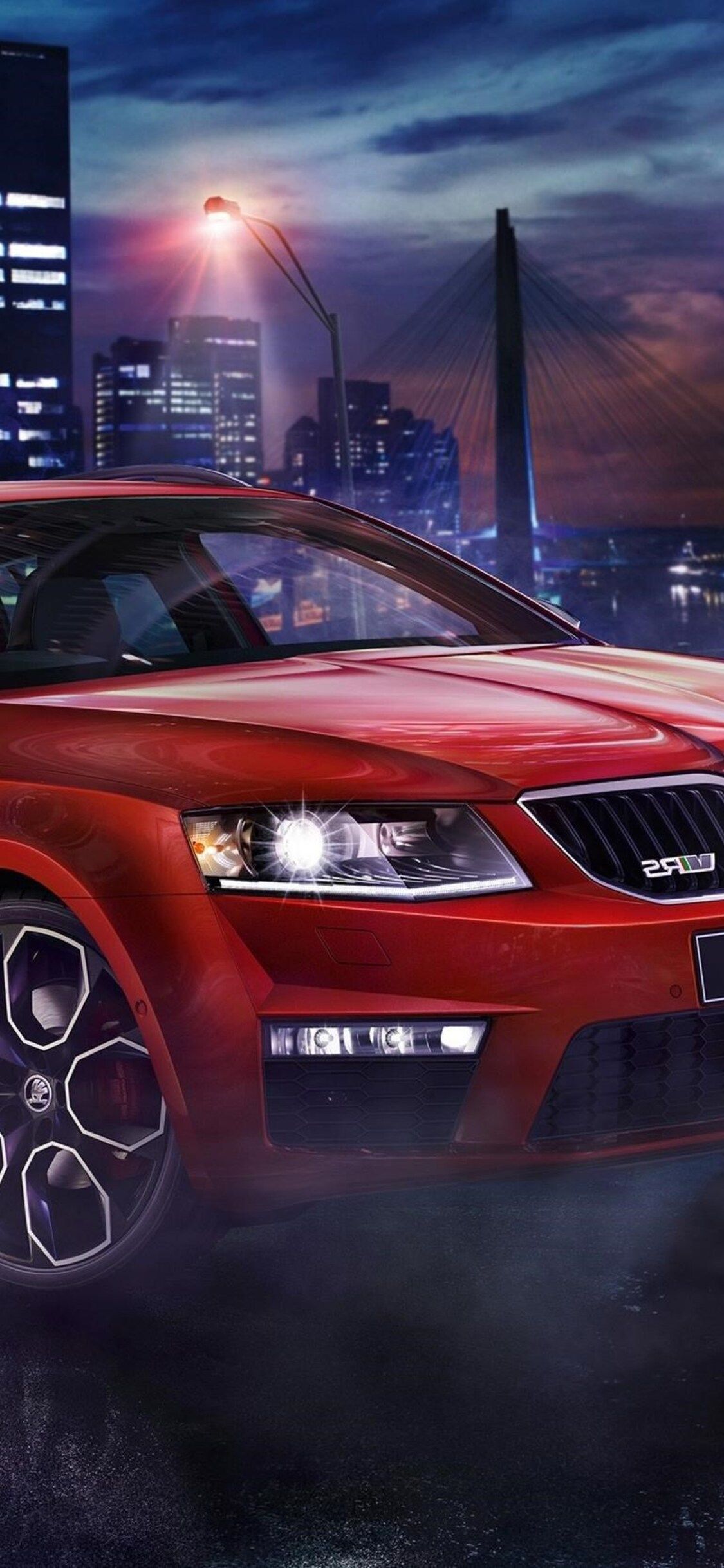 Смартфон автомобиль. Skoda Octavia RS. Octavia RS 2015 анфас. Шкода Октавия РС арт. Skoda Octavia 4k.