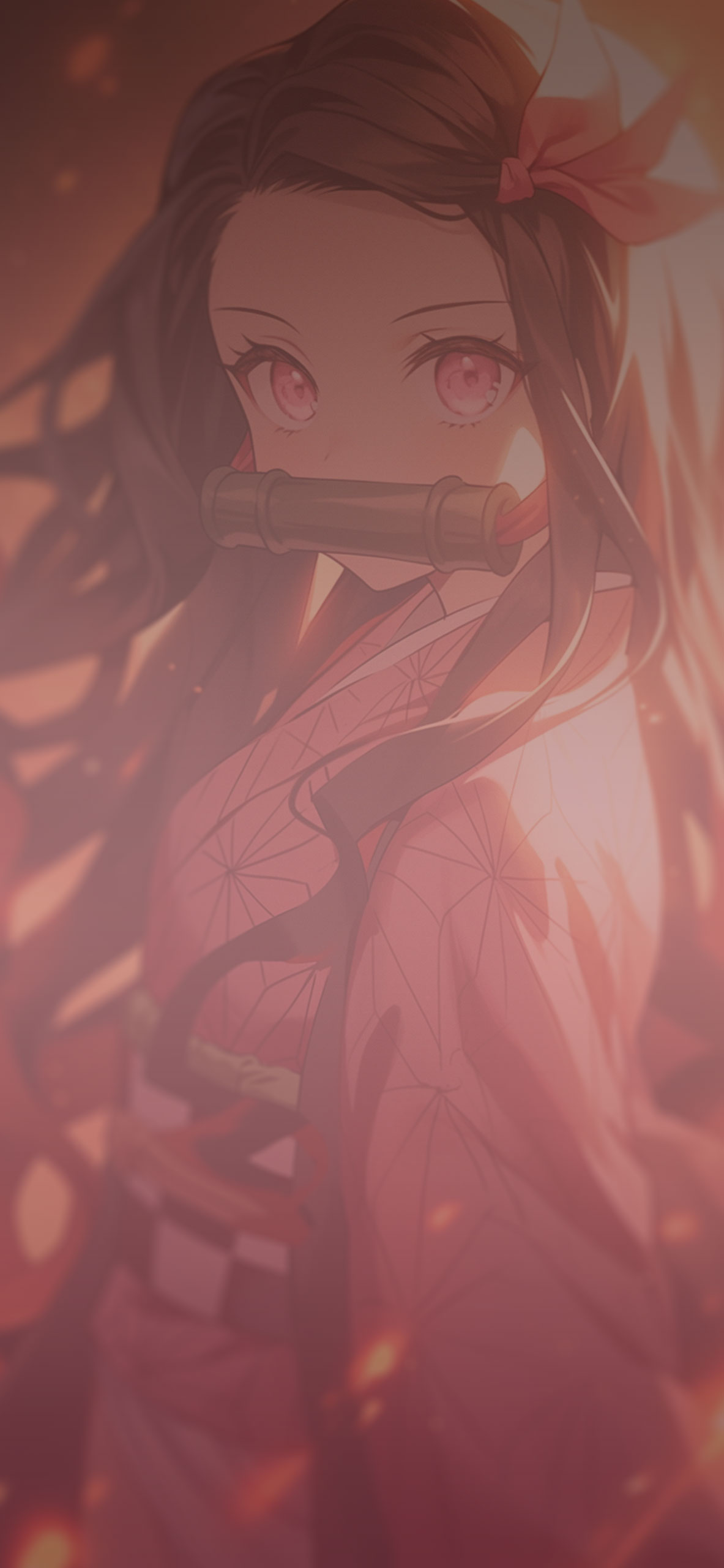 1183x2560  Убийца Демонов Незуко Камадо Арт Обои - Обои Незуко