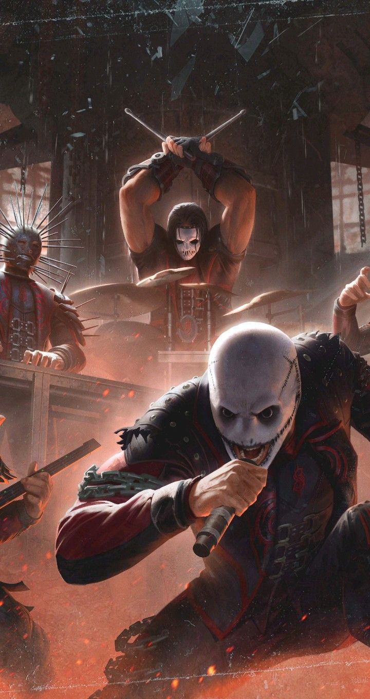 720x1360  Обои Slipknot x SMITE | Slipknot, Хэви-метал, Группа Slipknot