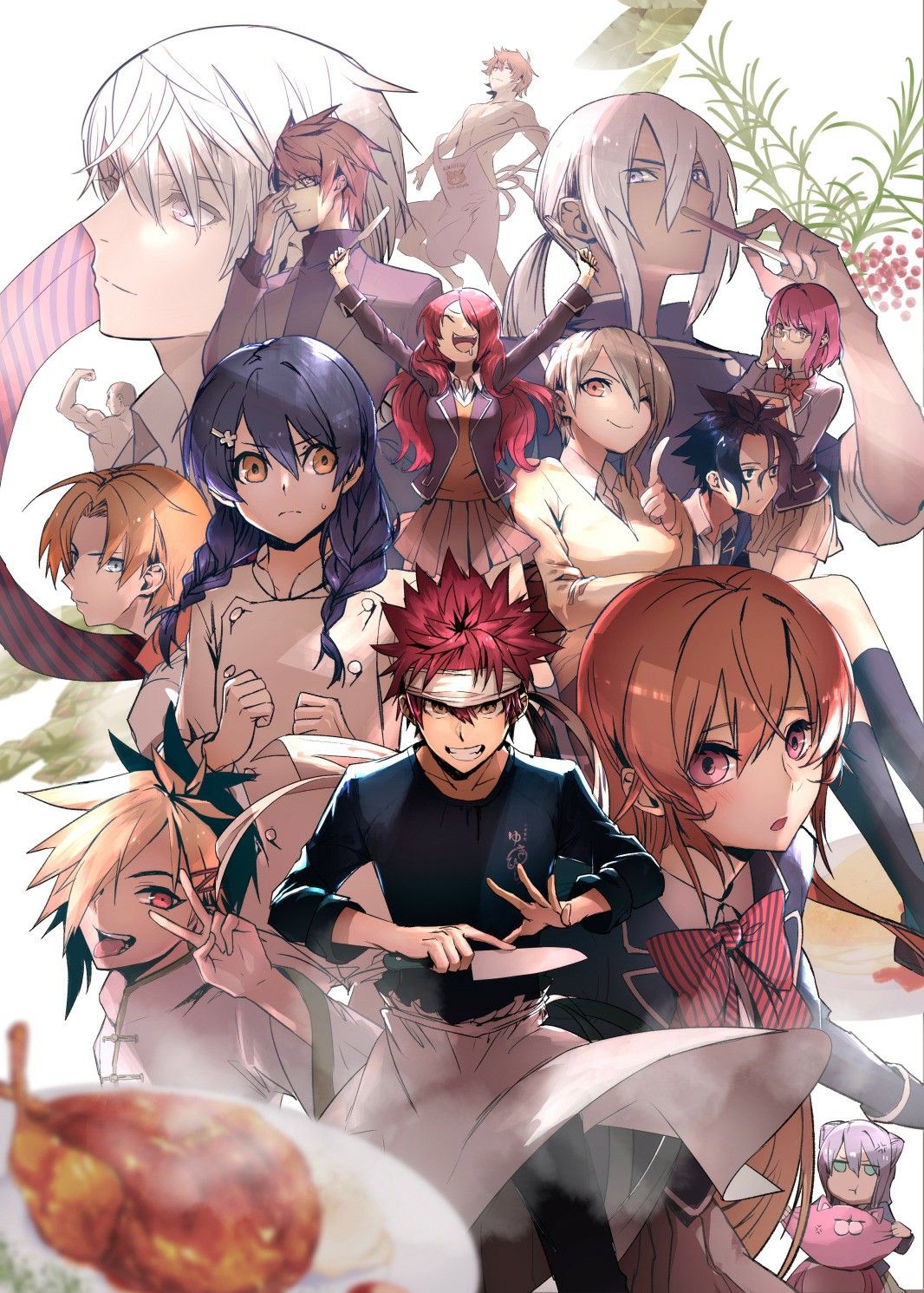 1066x1491  Скачать Shokugeki no Soma Wallpaper APK دانلود اندروید