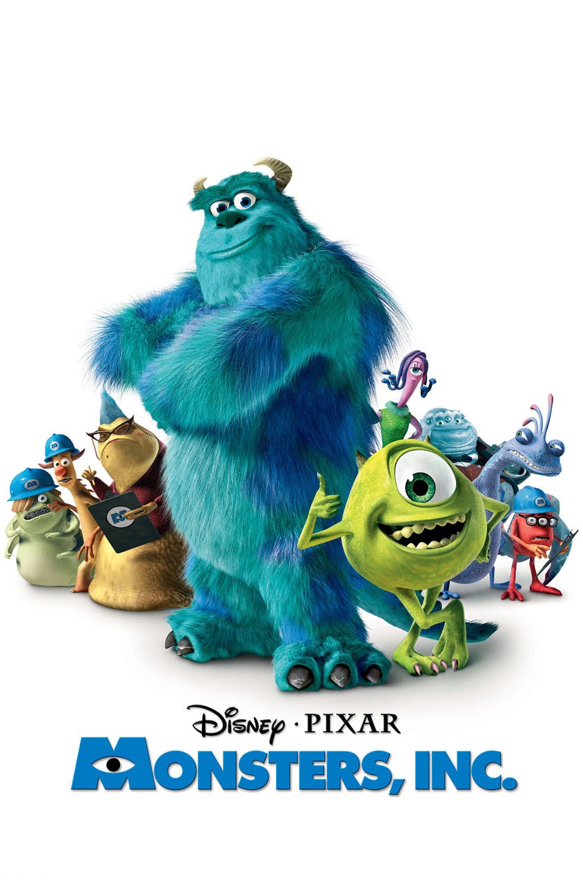 845x1275 ? Майк Вазовски monsters inc. Pixar Дисней дверь обои | (89307) 