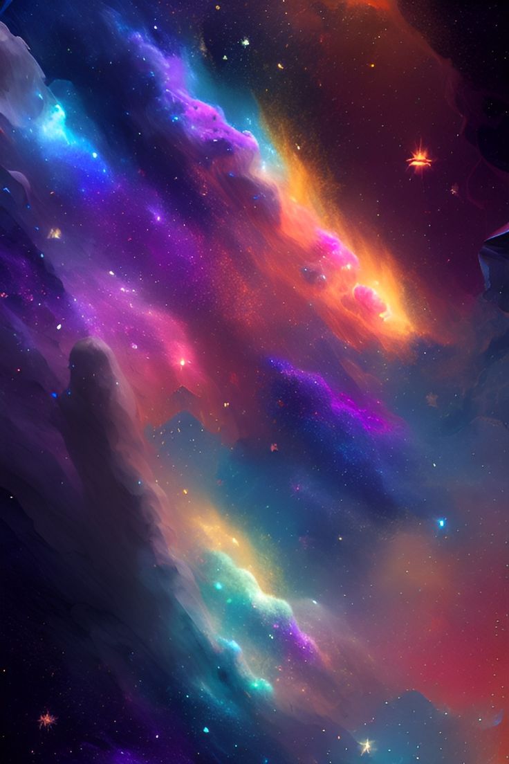 736x1104  100+] Розовые космические обои | Обои.com