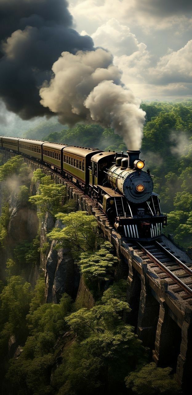 624x1280  Обои с поездом 🚆 в 2023 году | Обои с поездом, Фото паровоза, Фотографии поезда