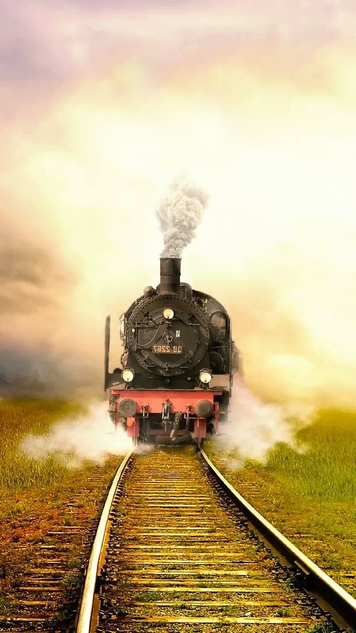720x1280  Паровоз фон Обои Скачать | МобКубок