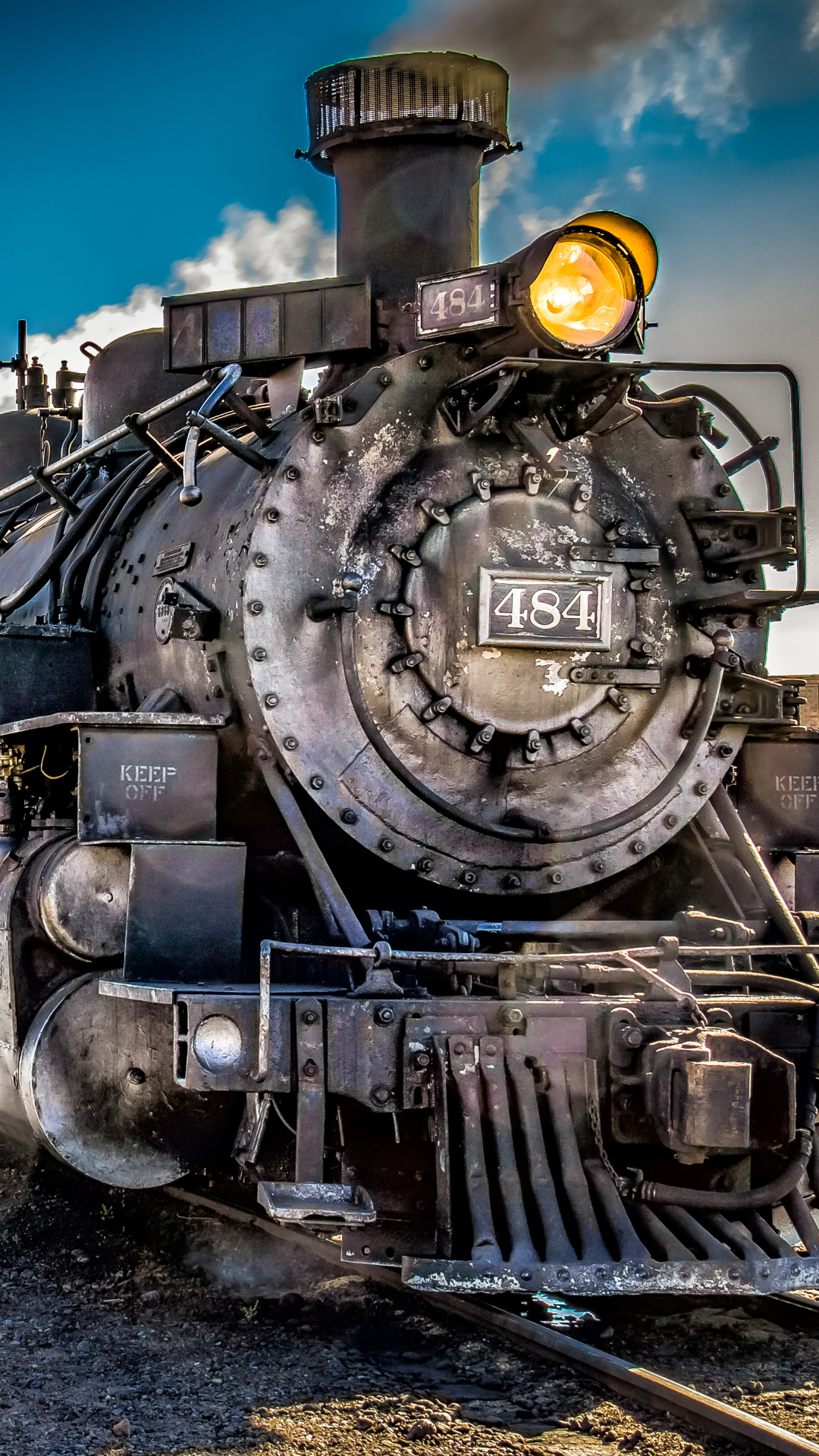 1080x1920  Обои для телефона с паровозом
