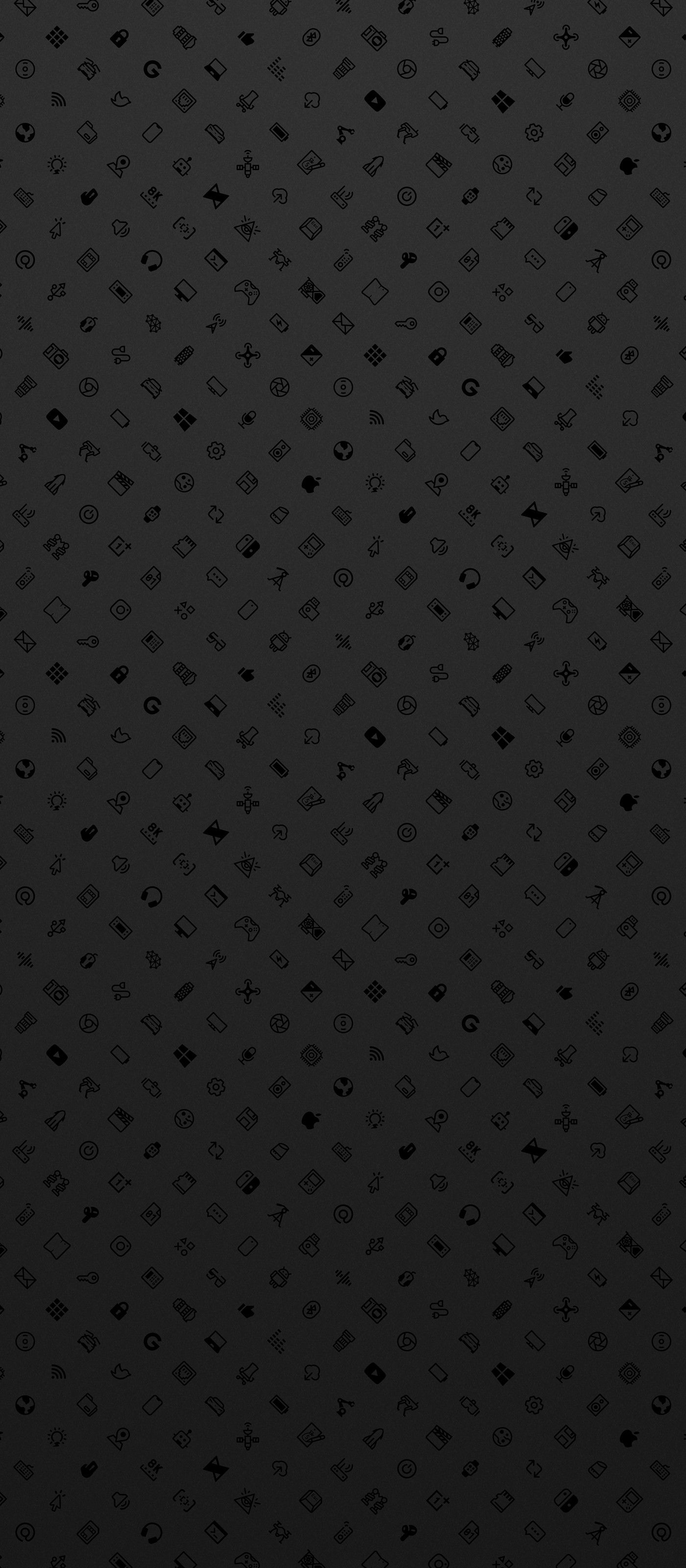 1400x3200  Тройной черный | Обои Mkbhd, Обои для рабочего стола Iphone, Обои для Android