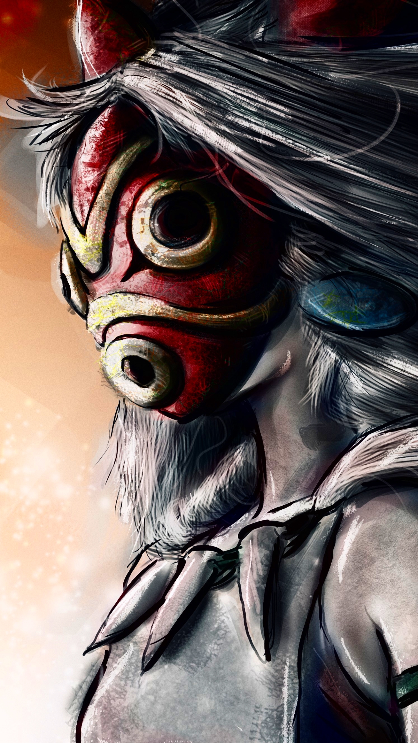 1440x2560  Movie / Princess Mononoke Mobile Wallpaper - Princess Mononoke Iphone 6 (# 433423) - HD Wallpaper \ u0026 Фоны Загрузить