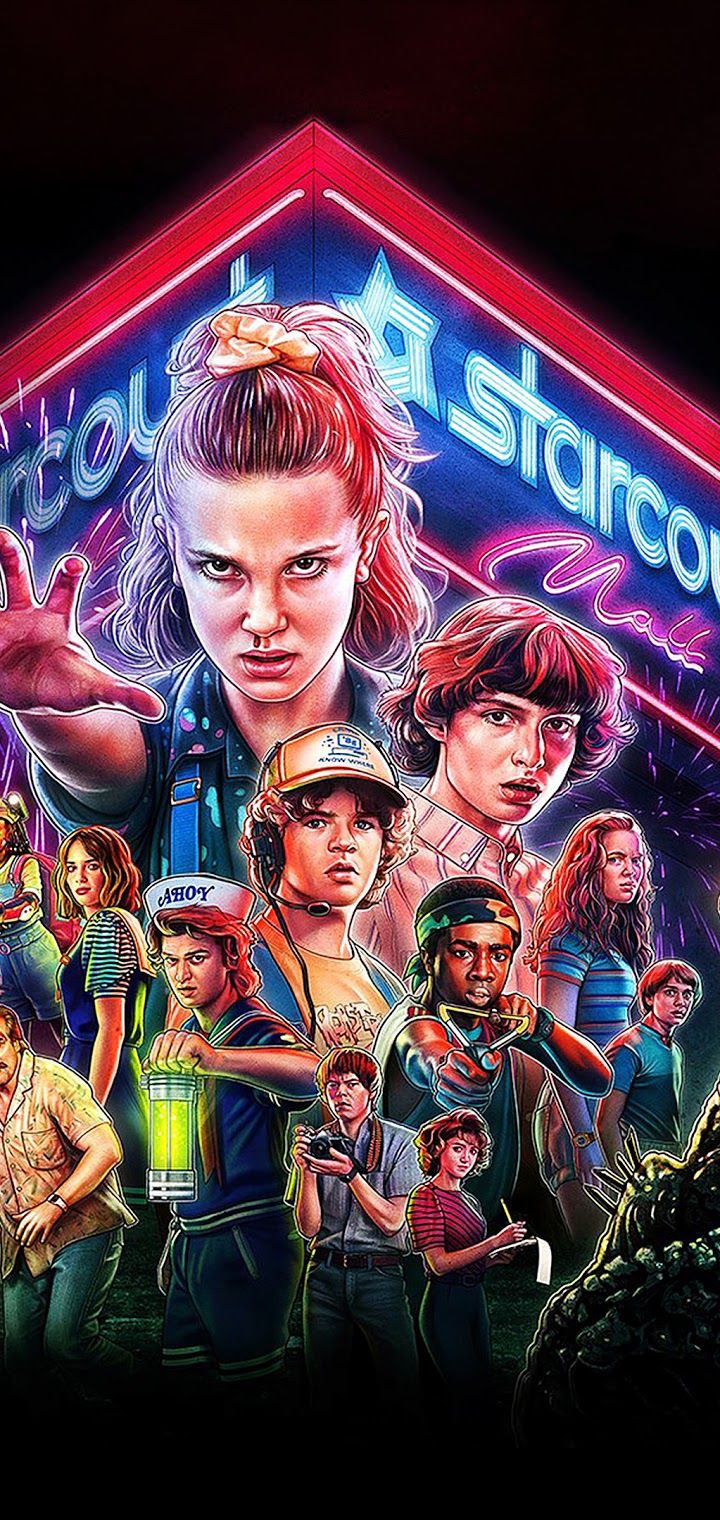 720x1520  Обои «Очень странные дела» — Обои Пещера