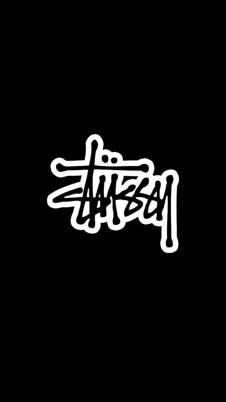750x1331  Пин от пользователя RYO на доске Stussy 壁紙 | Черные обои для iphone, Черные обои, Обои Stussy