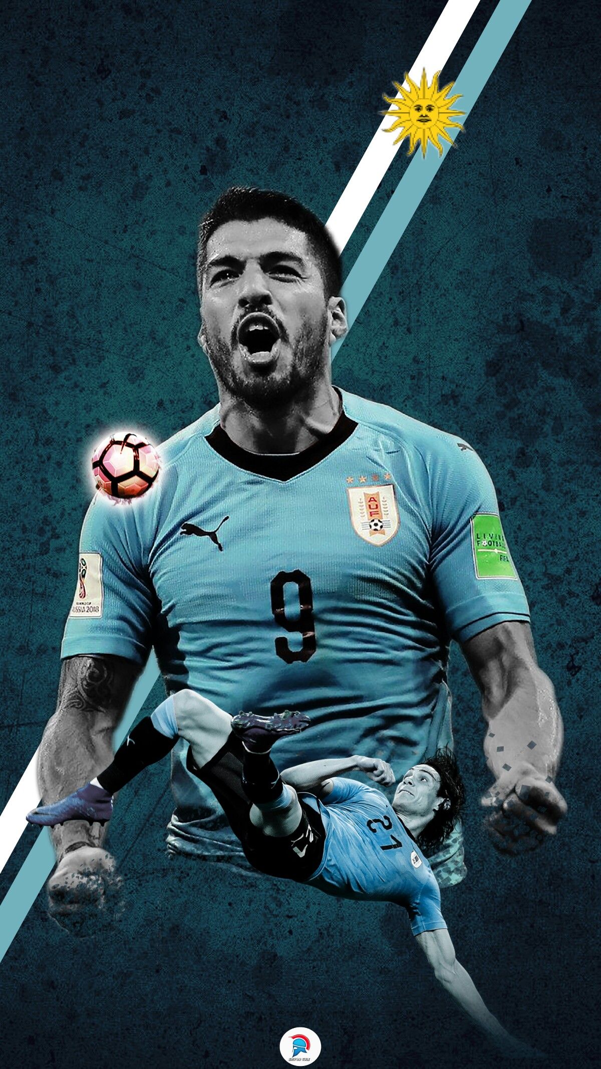 1200x2134  Луис Суарес #искусство #уругвай обои Эдинсон Кавани #editor_cule | Футбольные обои, ФК Барселона, Футболисты