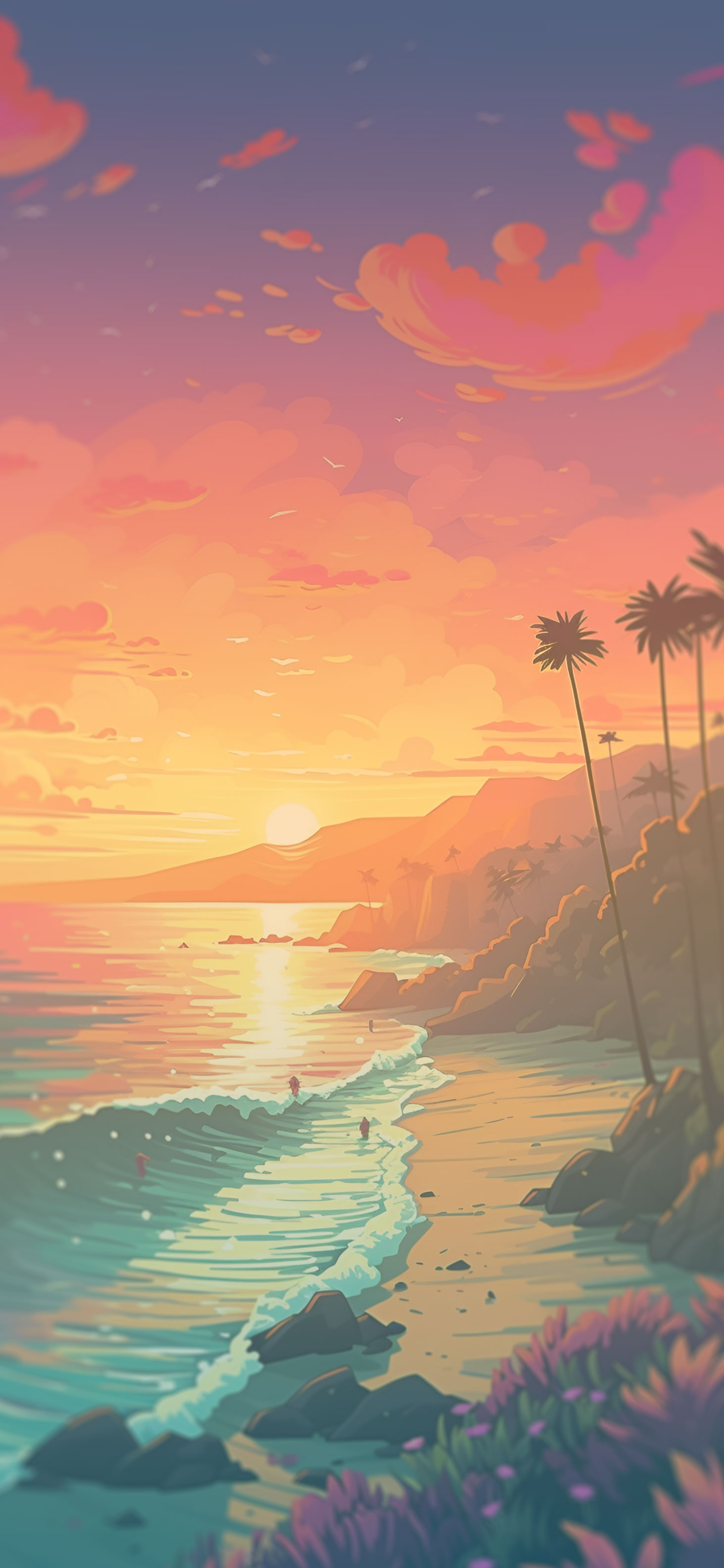 1463x3171  30 обоев жаркого лета для экранов блокировки iPhone