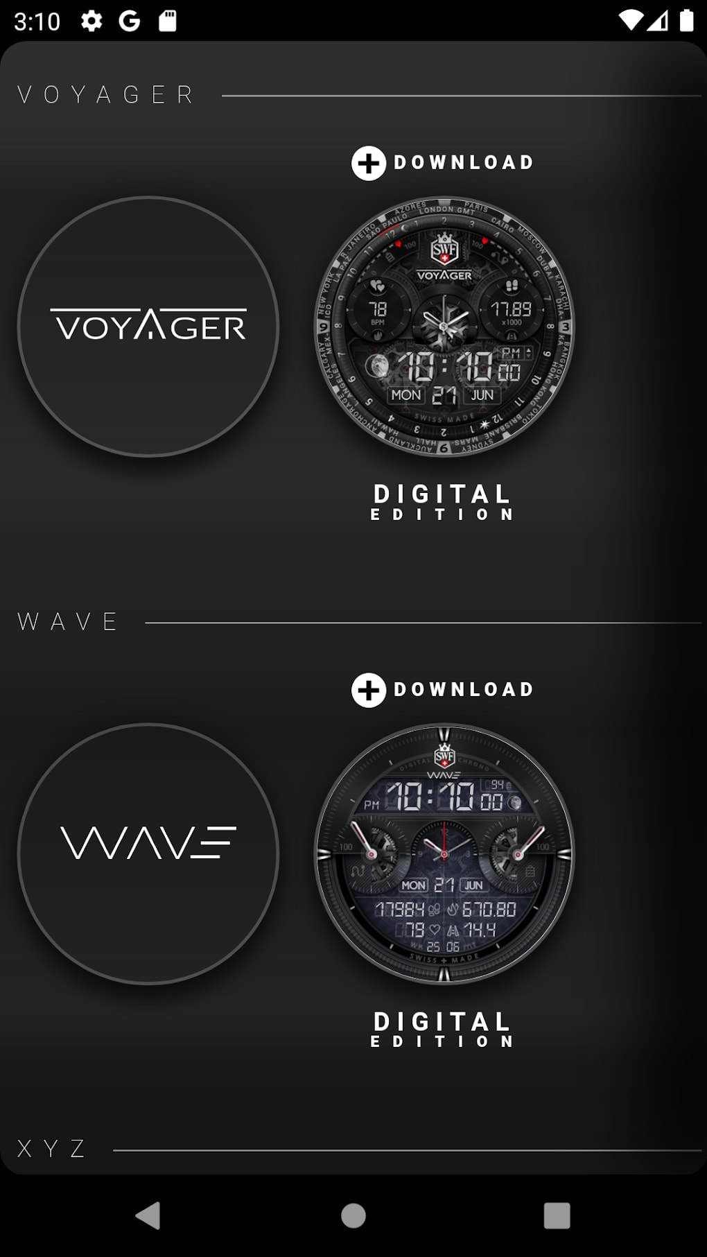 1020x1813  SWF Swiss Watch Face Store для Android — Скачать