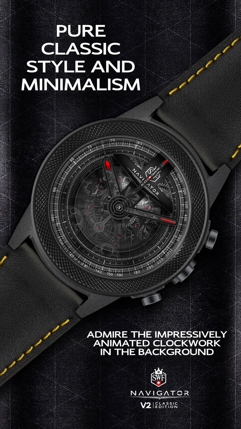 1020x1813  SWF Navigator Analog Watch Fac для Android — Скачать