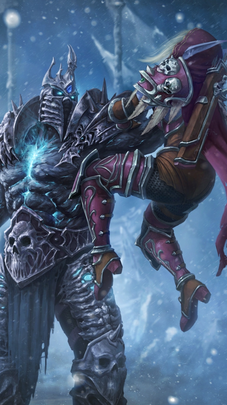 750x1334  Сильвана Ветрокрылая Обои на телефон