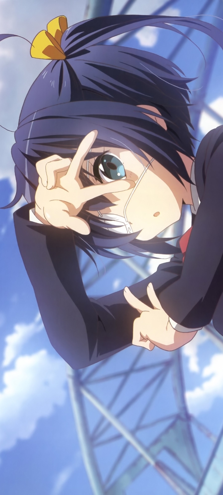 720x1600  Наконец-то добавил фоновую картинку! : r/chuunibyou
