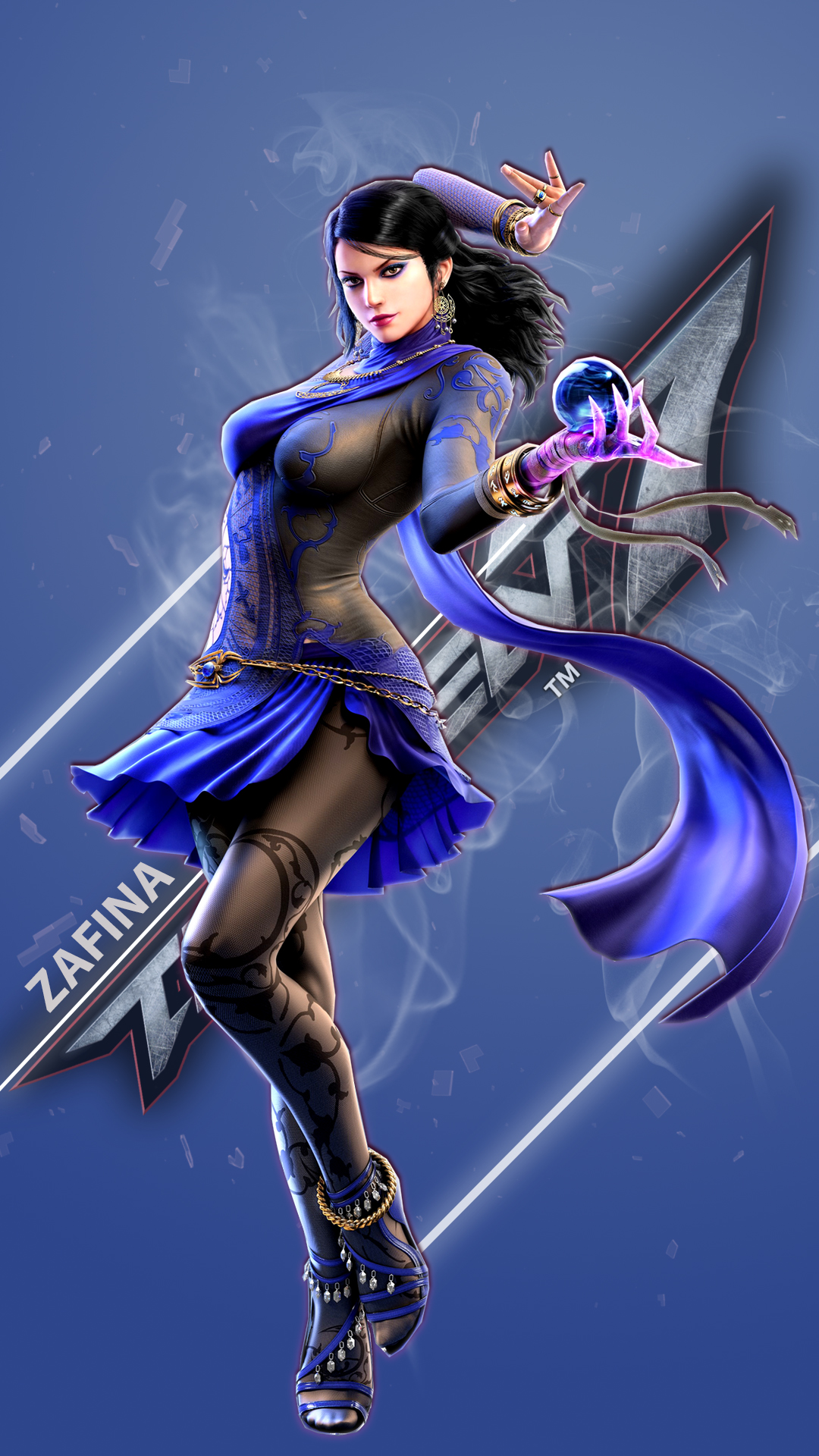 1080x1920  Обои для телефона Tekken 7 — Zafina от CR1 - Mobile Abyss