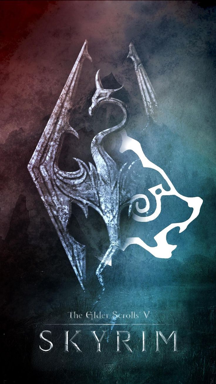 736x1308  This is so cool. Although it's the Windhelm symbol and I'm apart of the  Imperial Legion. | Skyrim wallpaper, Elder scrolls v skyrim, Skyrim art