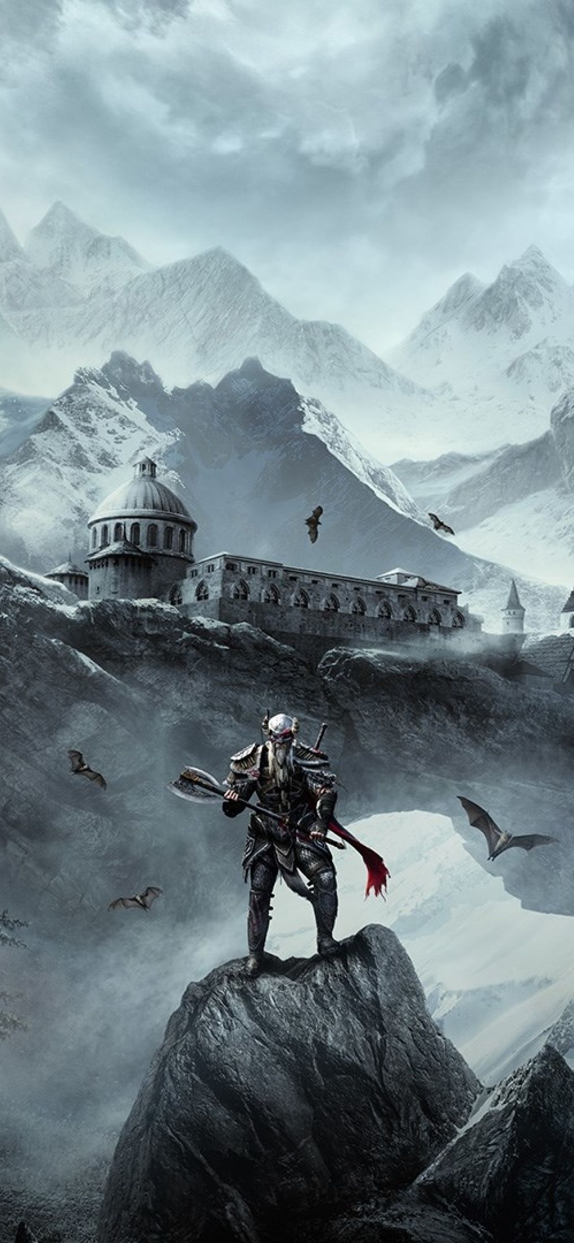 1125x2436  Обои ESO Греймур — Обои Пещера