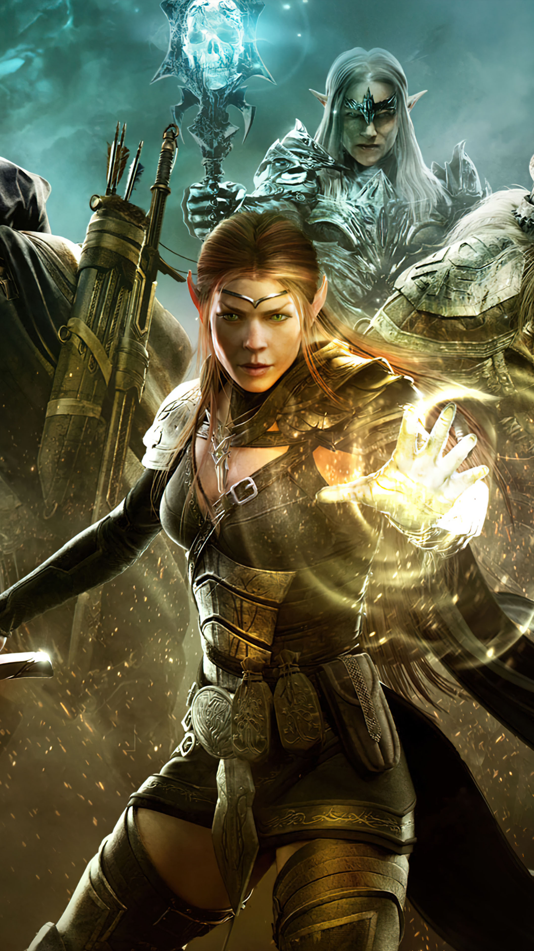 2160x3840  Обои The Elder Scrolls Online 4K — Обои Пещера