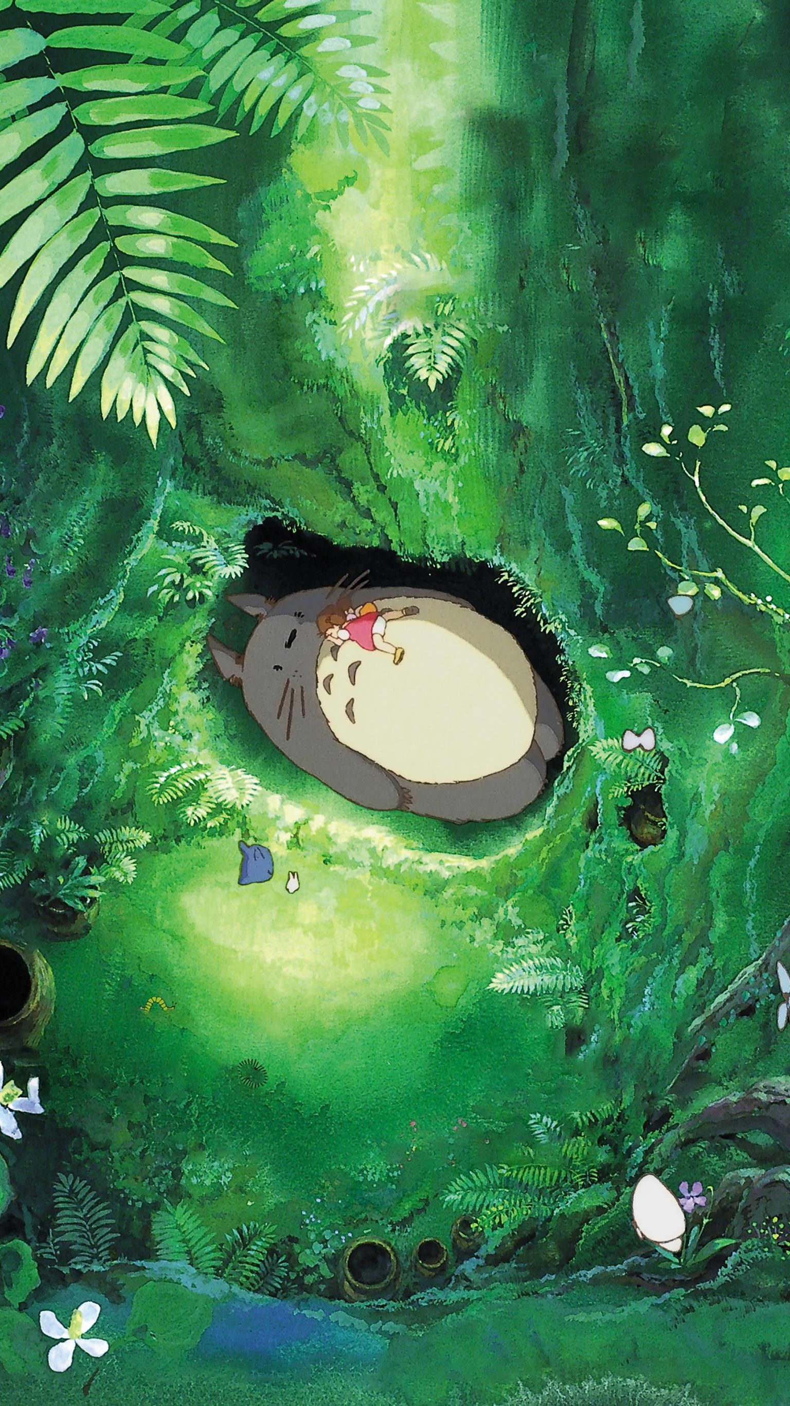 1536x2732   My Neighbor Totoro (1988) Обои для телефона | Moviemania | Studio ghibli poster Studio ghibli background Studio ghibli movies