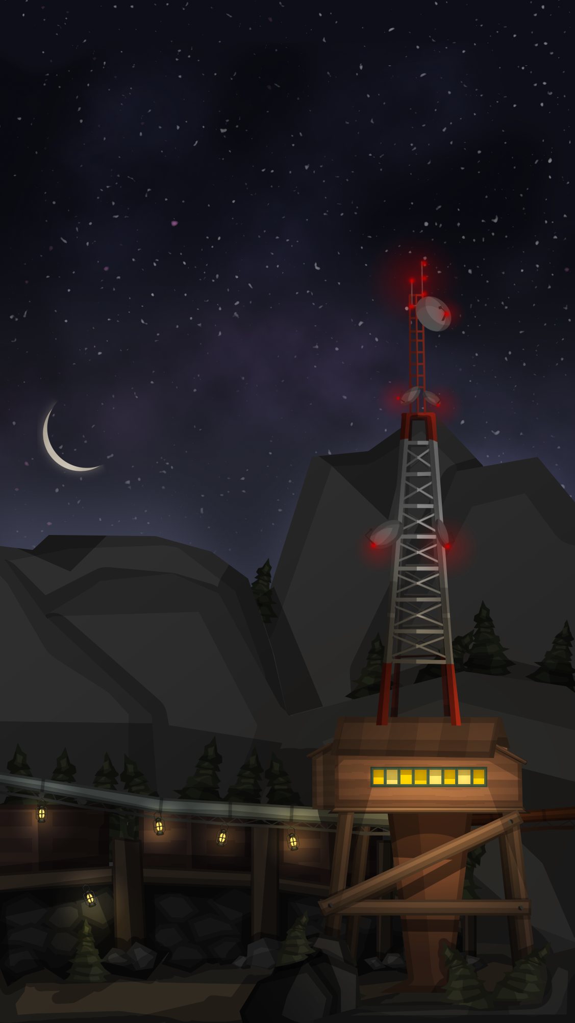 1127x2004  Обои Watchtower at Dusk Phone (TF2 Jam Entry) #games #teamfortress2 #steam #tf2 #SteamNewRelease #gaming #Valve | Обои для телефона, Сторожевая башня, Обои