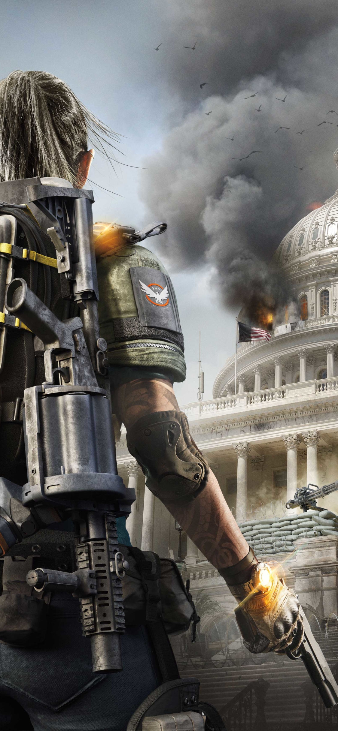1125x2436  Скачать картинки «Tom Clancy's The Division 2» на телефон, бесплатно HD картинки «Tom Clancy's The Division 2»