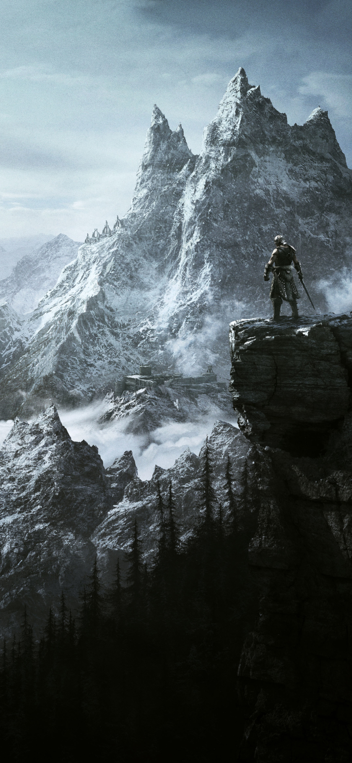 1170x2532  Обои для телефона The Elder Scrolls V: Skyrim