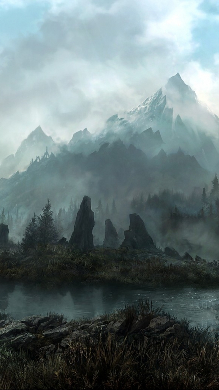 720x1280  Обои для телефона The Elder Scrolls V: Skyrim - Mobile Abyss