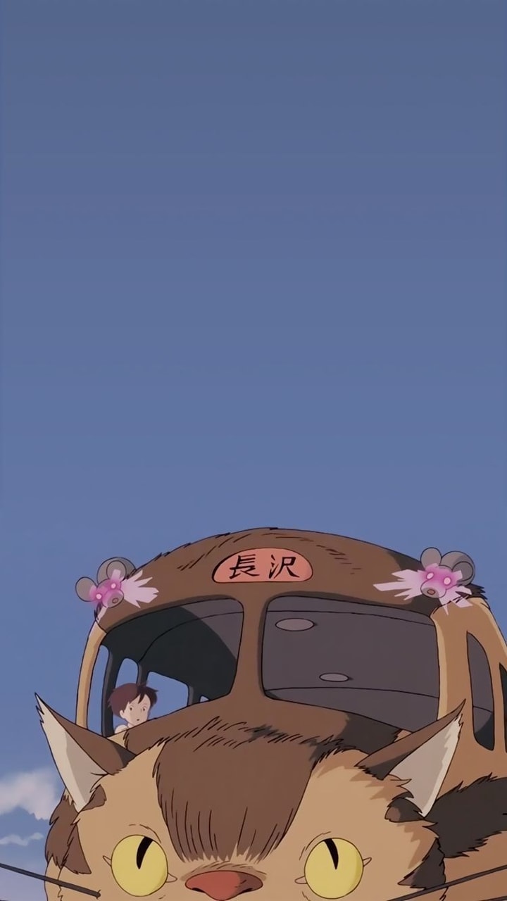 720x1280  Wallpaper] Satsuki \ u0026 Catbus - My Neighbor Totoro ? 