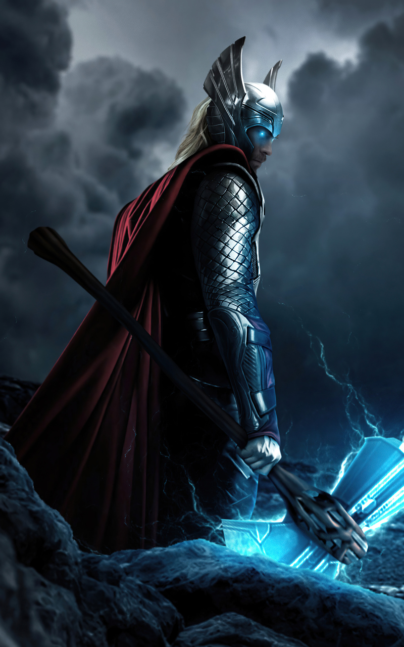 800x1280  800x1280 Thor 4k 2020 Art Nexus 7,Samsung Galaxy Tab 10,Note Android Tablets HD 4k Обои, изображения, фоны, фото и картинки
