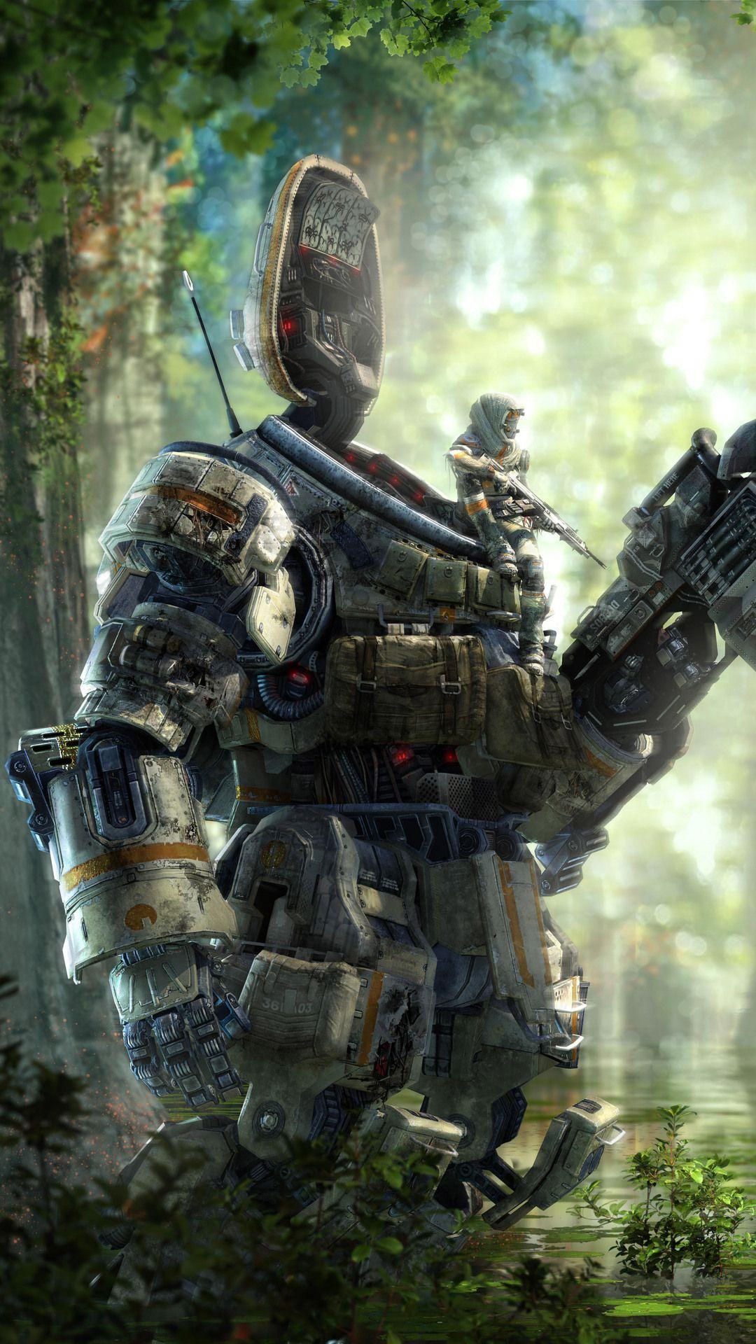 1080x1920  Обои Titanfall 2 — Обои Пещера