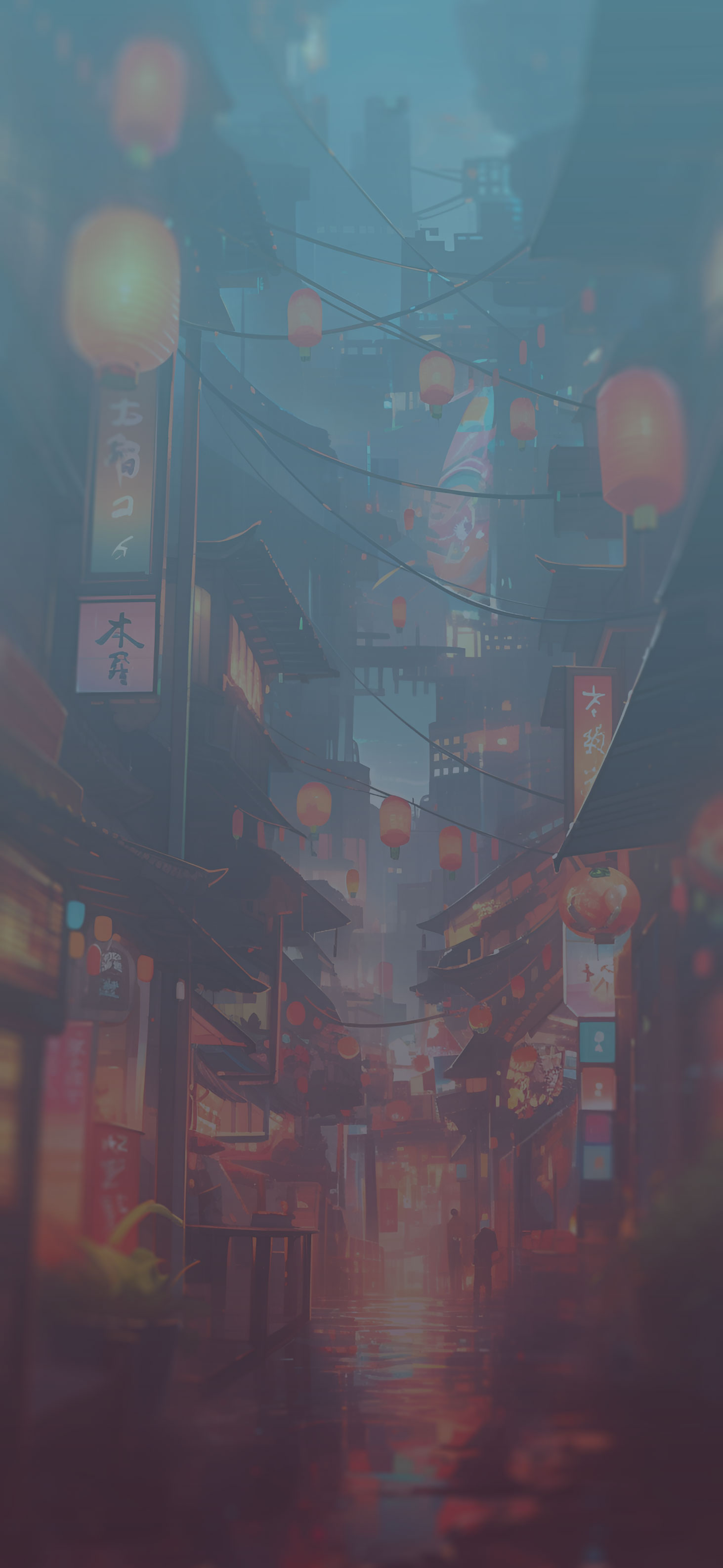 1463x3171  Яркие кварталы Токио в мегаполисе Обои — HD обои