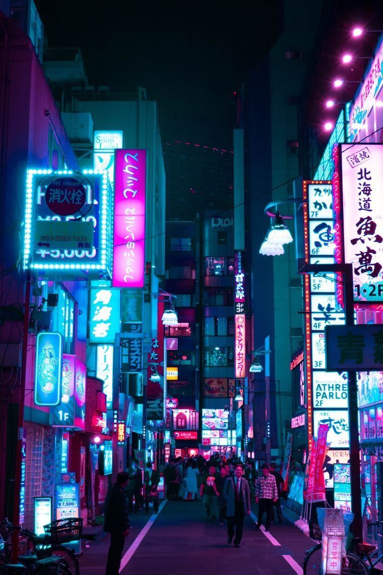750x1125  Обои Tokyo Aesthetic 4k — Пещера обоев