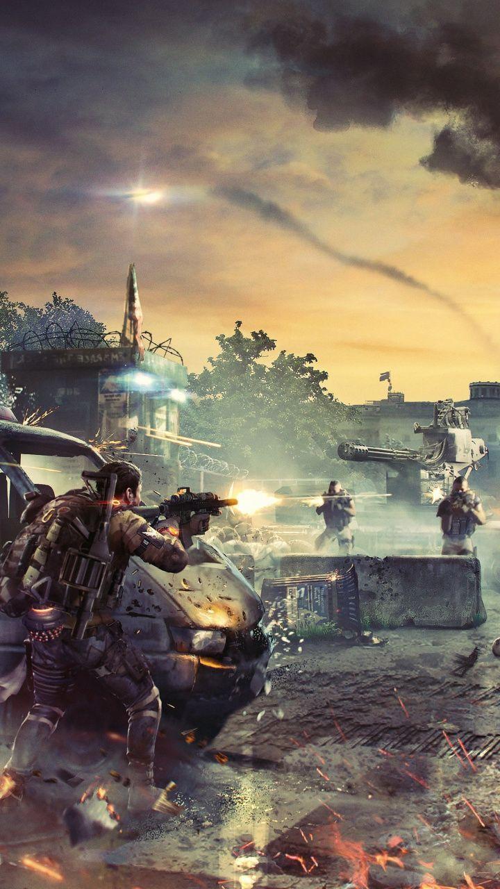 720x1280  Обои для рабочего стола: Tom Clancy's The Division 2 постер 1080x1920