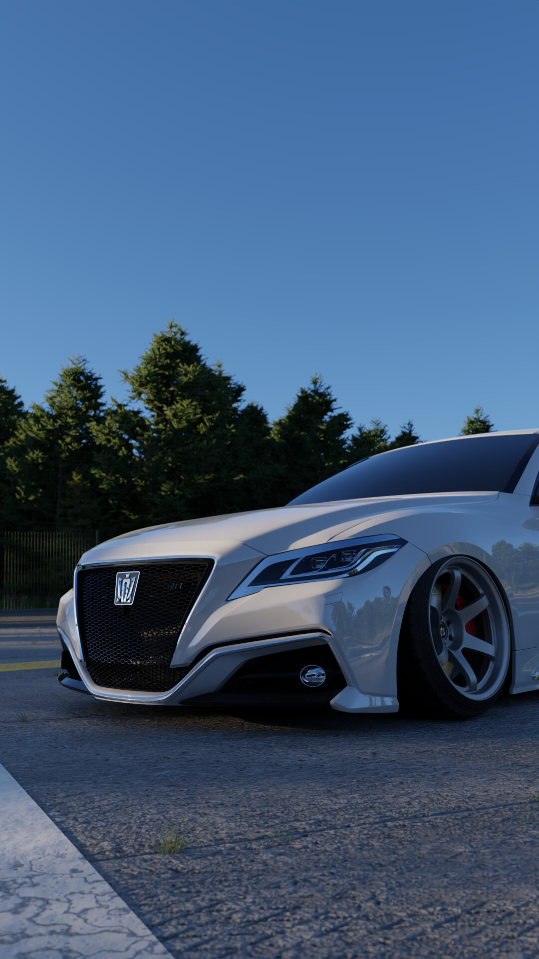 1080x1920  ArtStation - TOYOTA STANCE CROWN S220