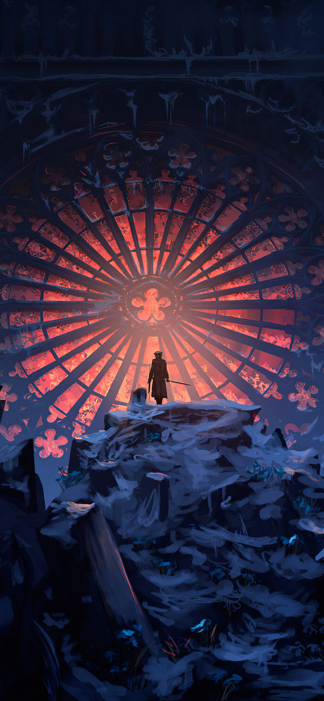 1125x2436  Bloodborne iPhone Обои — Обои Пещера