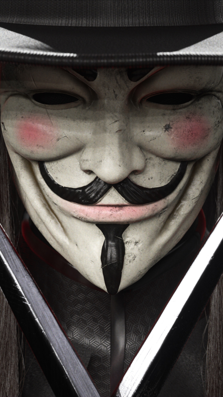 750x1334  Обои на телефон: Кино, «V» Значит Вендетта, 1404601 скачать картинку  бесплатно.