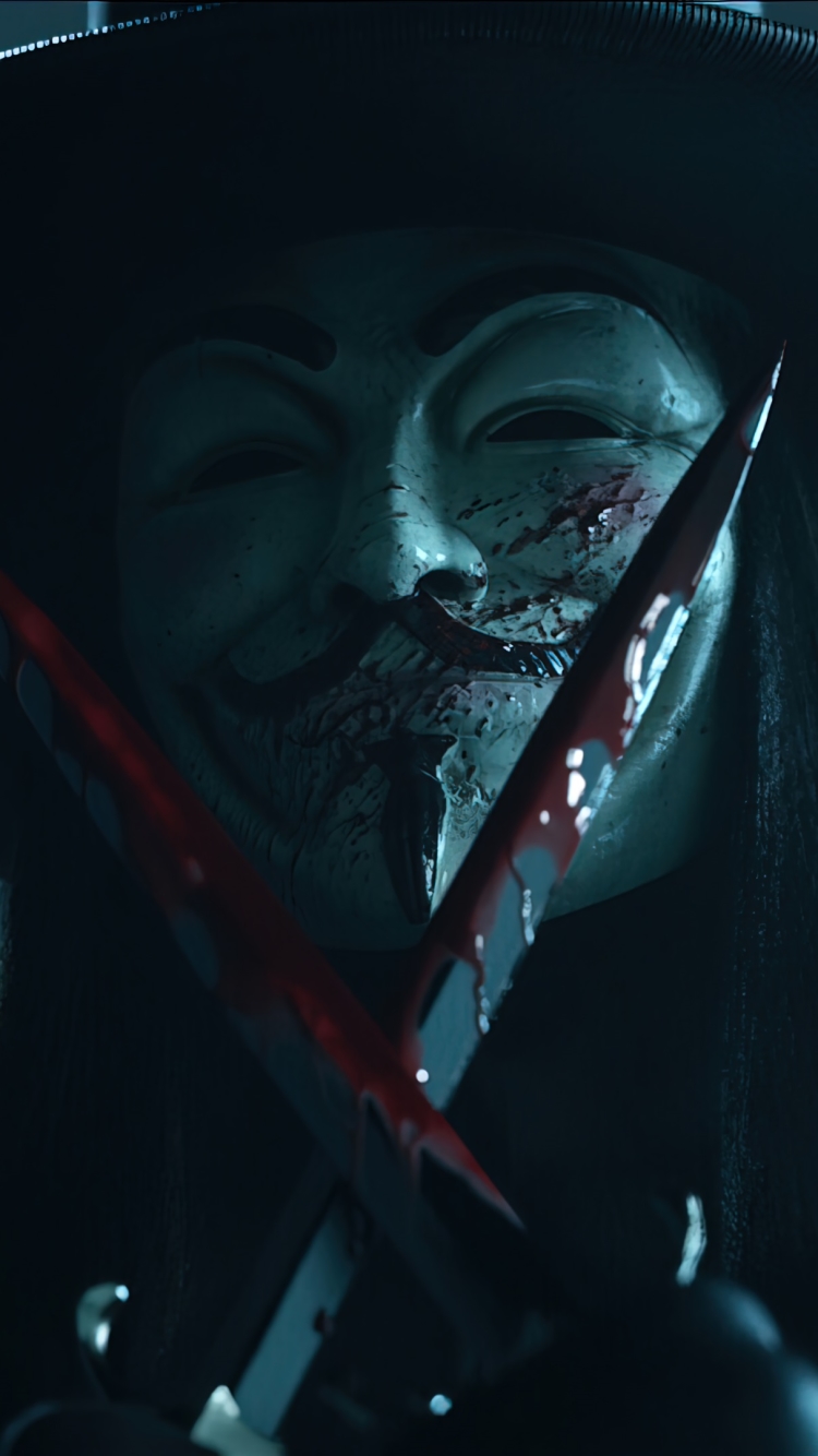 750x1334  Обои на телефон: Кино, «V» Значит Вендетта, 1408226 скачать картинку  бесплатно.