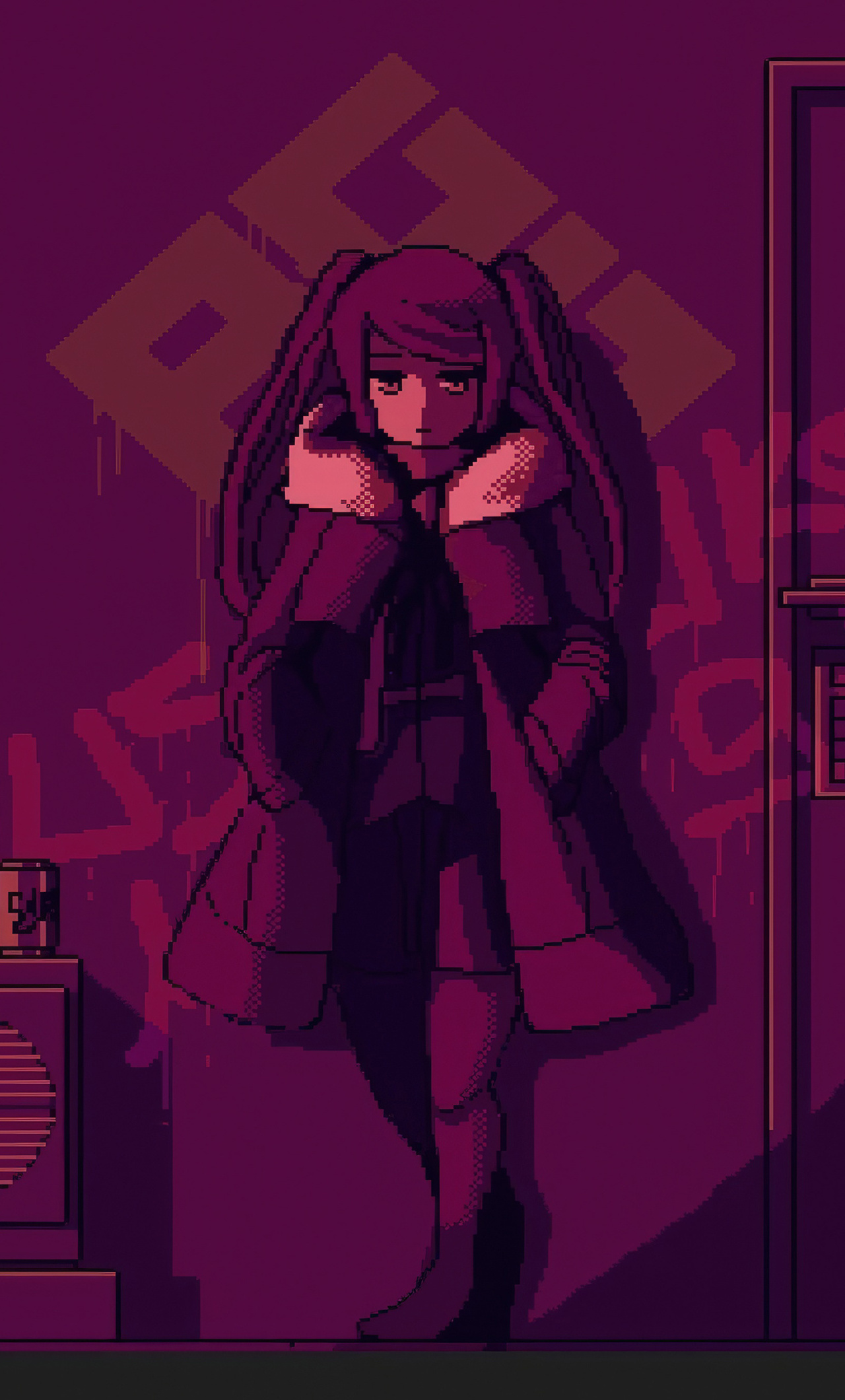 1280x2120  VA 11 Hall A Cyberpunk Bartender Action iPhone 6+ HD 4k Обои, изображения, фоны, фото и картинки 1280x2120