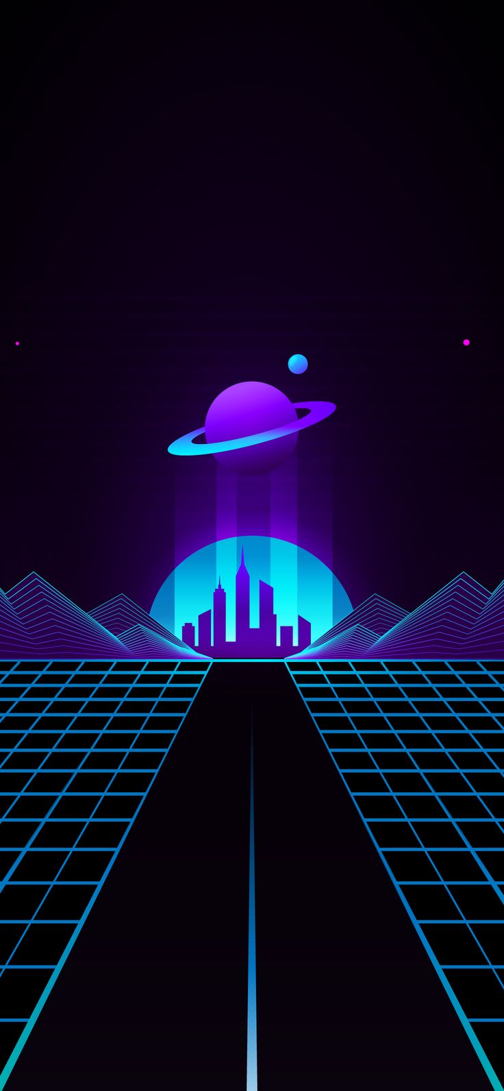 736x1592  Обои для компьютера Vaporwave — Synthwave Wallpapers iPhone