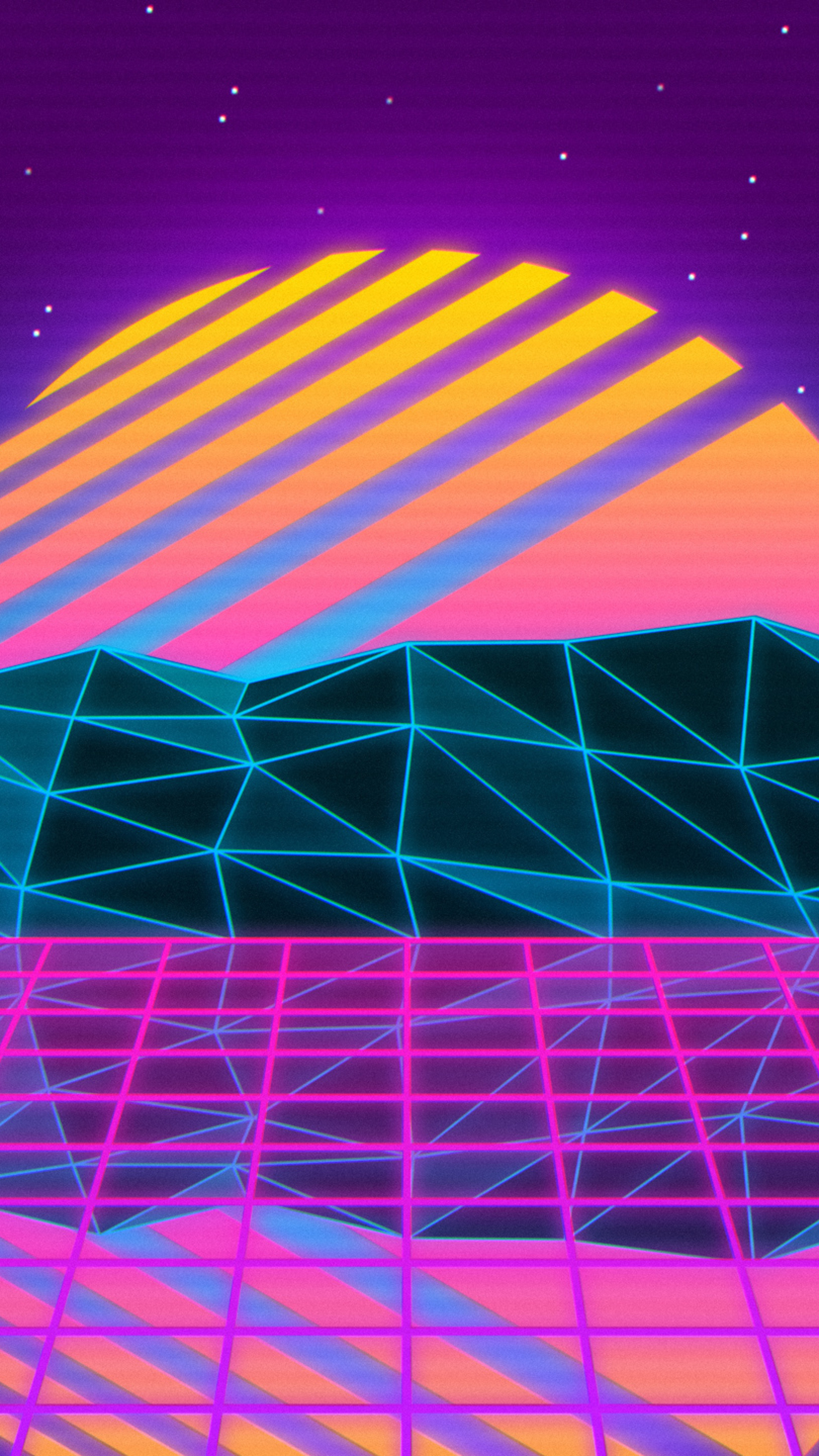 2160x3840  Обои Vaporwave Phone HD - Обои Пещера