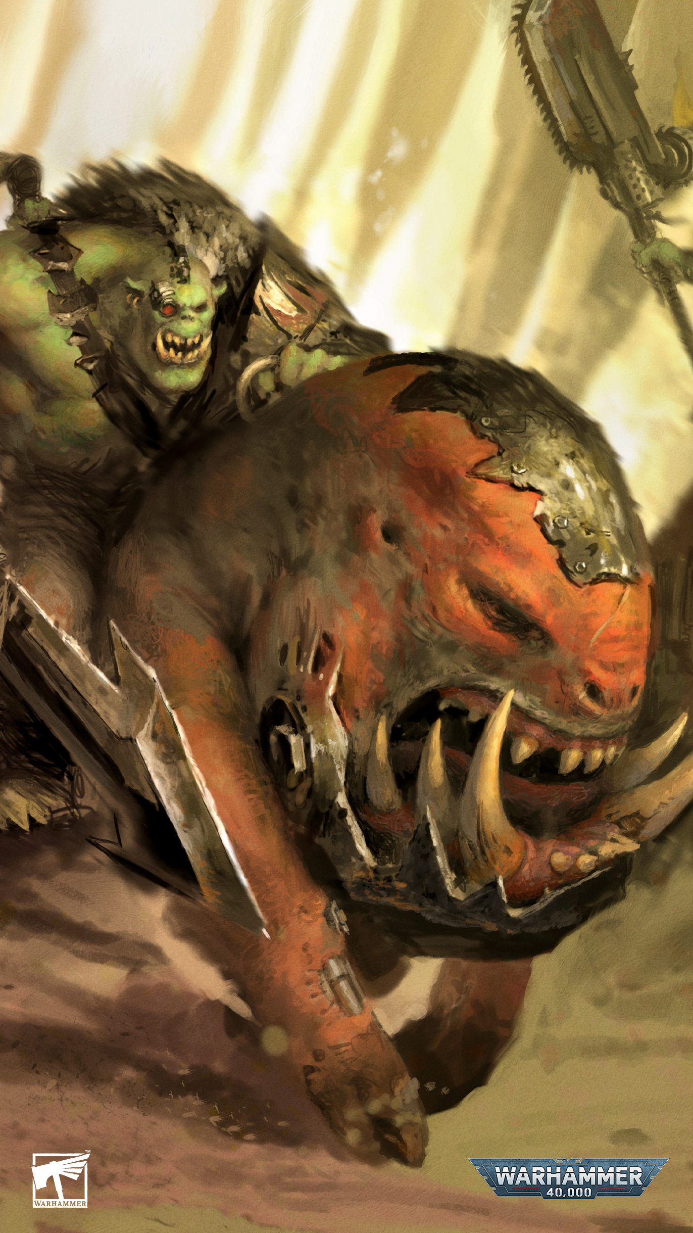 1372x2440  Ваааа! Орки – WARHAMMER ART